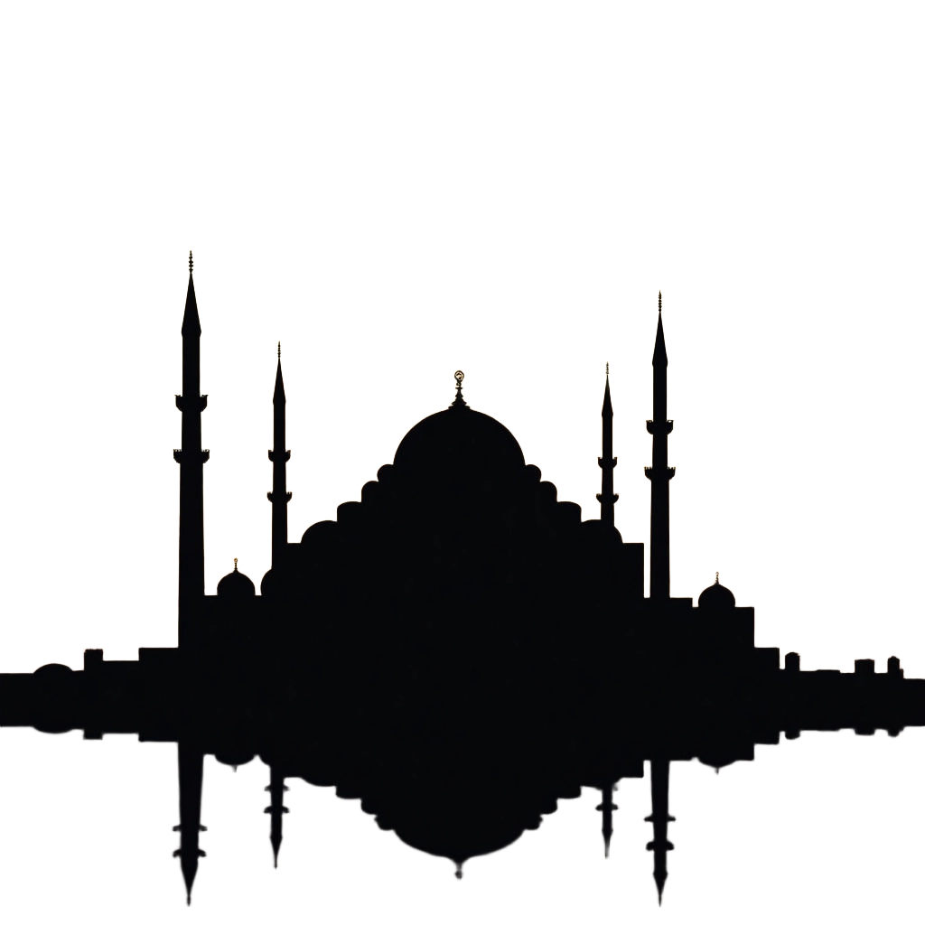 Silhouette of a Mosque